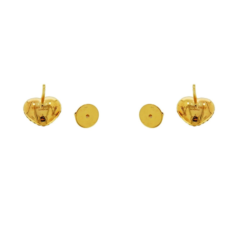 Theo Fennell Yellow Gold Multi-Gem Cross Earrings | Rich Diamonds